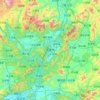 Yingde topographic map, elevation, terrain