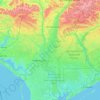 Apalachicola River topographic map, elevation, terrain