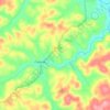 Crabtree Creek topographic map, elevation, terrain