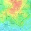 Villejean topographic map, elevation, terrain
