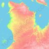 Kativik topographic map, elevation, terrain
