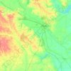 Rapides Parish topographic map, elevation, terrain