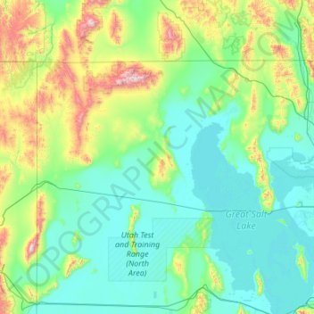 Box Elder County topographic map, elevation, terrain