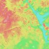 Bon Echo Provincial Park topographic map, elevation, terrain