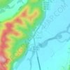 Huttonsville topographic map, elevation, terrain