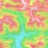 Paluzza topographic map, elevation, terrain