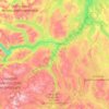 Oppdal topographic map, elevation, terrain