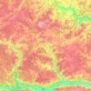 City district Stupino topographic map, elevation, terrain