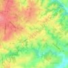 Five Forks topographic map, elevation, terrain