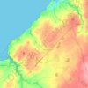 Planguenoual topographic map, elevation, terrain