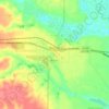 Reynolds topographic map, elevation, terrain