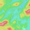 Lac Spectacles topographic map, elevation, terrain