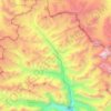 Saraswati topographic map, elevation, terrain