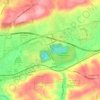 East Caln Township topographic map, elevation, terrain