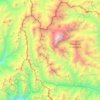 Distrito Las Cuevas topographic map, elevation, terrain