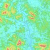 Gumi-si topographic map, elevation, terrain