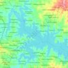 Krishnaraja Sagara topographic map, elevation, terrain