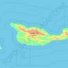 Santa Cruz Island topographic map, elevation, terrain