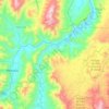 Los Encuentros topographic map, elevation, terrain