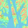 Isla Esperanza topographic map, elevation, terrain
