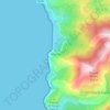 Nonza topographic map, elevation, terrain