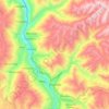 Chavinillo topographic map, elevation, terrain