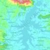 Waduk Gajah Mungkur topographic map, elevation, terrain