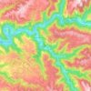 Grand-Vabre topographic map, elevation, terrain