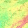 Ohio River topographic map, elevation, terrain