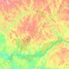 Мотыгинский район topographic map, elevation, terrain