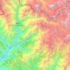 Gaurishankar topographic map, elevation, terrain