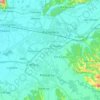 Pontedera topographic map, elevation, terrain