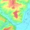 Anzeling topographic map, elevation, terrain