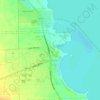 Harbor Beach topographic map, elevation, terrain