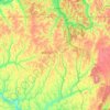 Susquehanna County topographic map, elevation, terrain