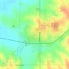 Alcester topographic map, elevation, terrain