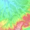 Oppido Mamertina topographic map, elevation, terrain