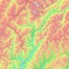 Lower Chitral District topographic map, elevation, terrain