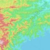 Odai topographic map, elevation, terrain