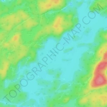 Cherokee Lake topographic map, elevation, terrain