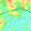 North Tivoli topographic map, elevation, terrain
