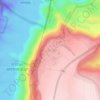 Kfar Haruv topographic map, elevation, terrain