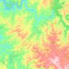São João topographic map, elevation, terrain