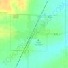Prairie City topographic map, elevation, terrain