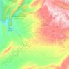 Ait Bazza topographic map, elevation, terrain