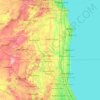 Kenosha County topographic map, elevation, terrain