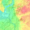 Midewin National Tallgrass Prairie topographic map, elevation, terrain