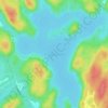 St. Nora Lake topographic map, elevation, terrain