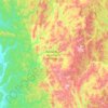 Kuznetsk Alatau Reserve topographic map, elevation, terrain