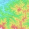 Lobmingtal topographic map, elevation, terrain